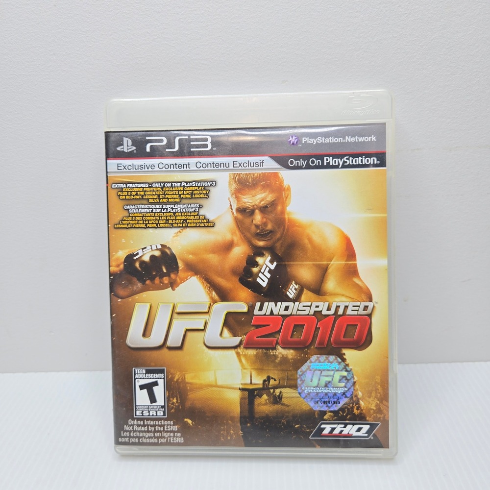 THQ UFC Undisputed 2010 Fighting MMA Sports PlayStation 3 PS3 Game NTSC-U/C